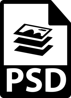 Psd File Format Variant Sticker Svg Vector, Free Vectors File